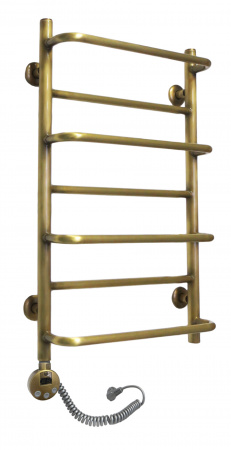 Полотенцесушитель электрический Domoterm Орфей П7 (400х700) (бронза) левый фото