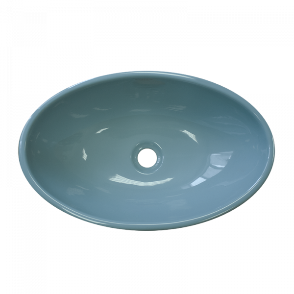 Накладная раковина Sanita luxe Ringo RNGSLWB04 53x34 бирюзовая фото