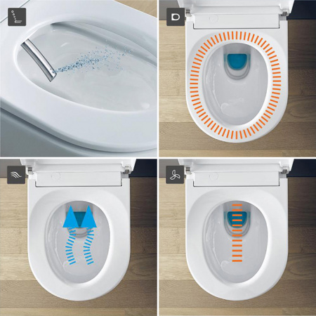 Комплект подвесной унитаз с инсталляцией Duravit ME by Starck 2510092000 фото