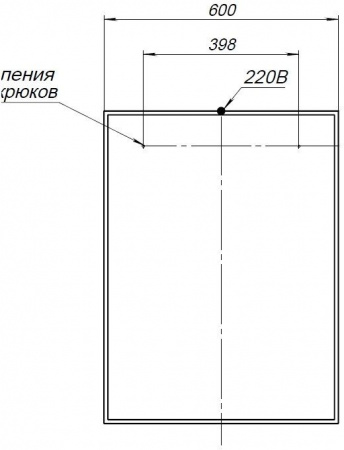 Зеркало Aquanet Nova Lite 60 00242621 фото
