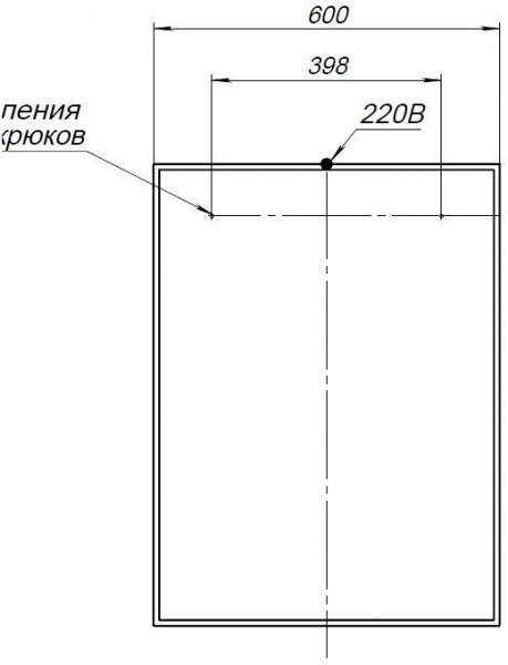 Зеркало Aquanet Nova Lite 60 00242621 фото