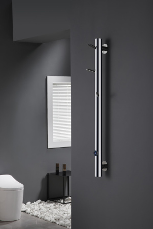 Электрический полотенцесушитель Boheme Uno 724-CR OAK CHROME фото