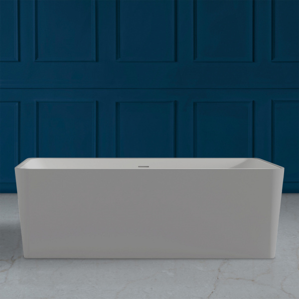 Ванна из искусственого камня Abber Stein AS9623 170x80 белая матовая фото