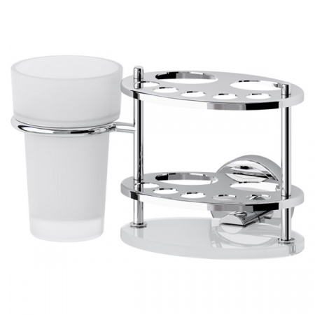Держатель зубных щеток и пасты со стаканом FBS Luxia LUX 061 фото
