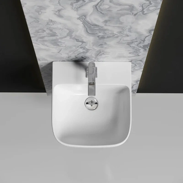 Раковина моноблок Ceramicanova Dion CN6067 белая фото