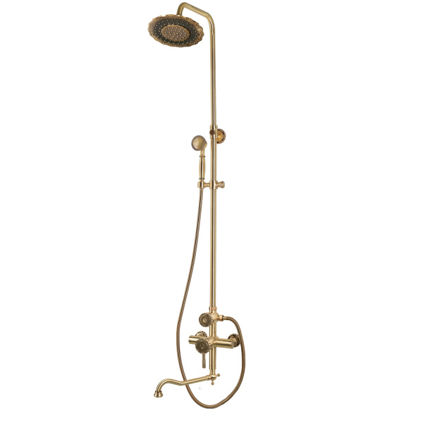 Душевая система (стойка) Bronze de Luxe Windsor 10120DDF фото