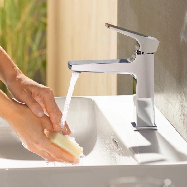 Смеситель для раковины Hansgrohe Metropol 32506000 с донным клапаном фото