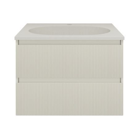 Тумба под раковину Vincea Welle 60 VMC-2WL600MBG M.Beige Soft-touch фото