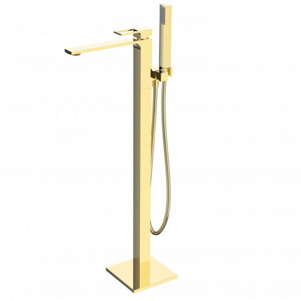 Напольный смеситель для ванны с душем Belbagno Luce LUC-FMT-ORO фото