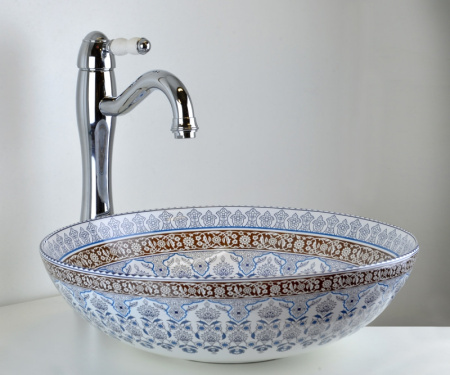 Накладная раковина Bronze de Luxe 1008 40x40 марракеш фото