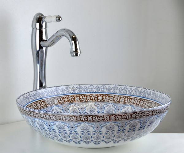 Накладная раковина Bronze de Luxe 1008 40x40 марракеш фото