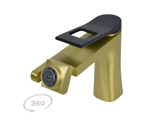 Смеситель для раковины/биде Bronze de Luxe Element EL02XGB матовое золото фото