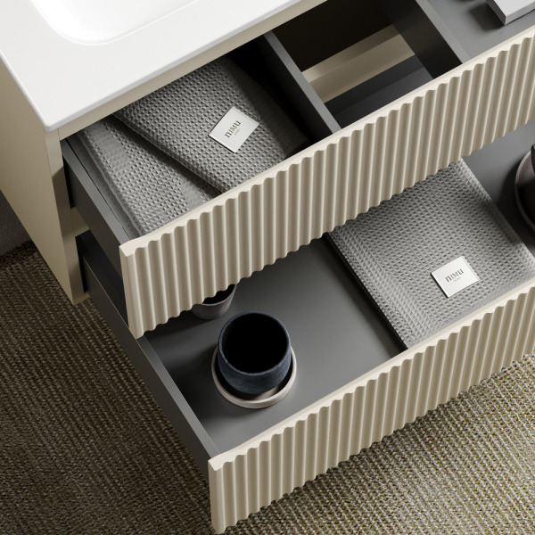 Тумба под раковину Sancos Snob R SNR100CE Beige Soft фото