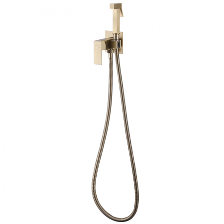 Гигиенический душ со смесителем Abber Daheim AF8226G золото матовое фото