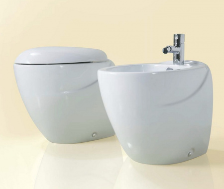 Унитаз приставной Azzurra Clas CLP 100/P bi фото