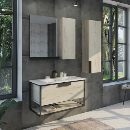 Пенал Comforty Бонн-35 дуб дымчатый фото