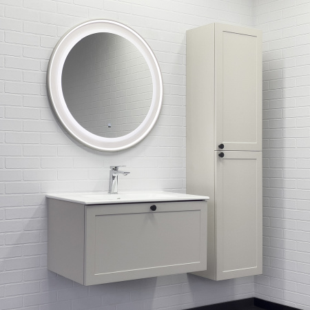 Шкаф-пенал Comforty Ереван-40 серый шёлк 00-00017603CF фото