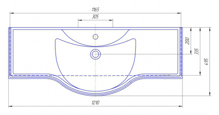 Раковина Opadiris Kirovit Классик 120 4640021060957 фото