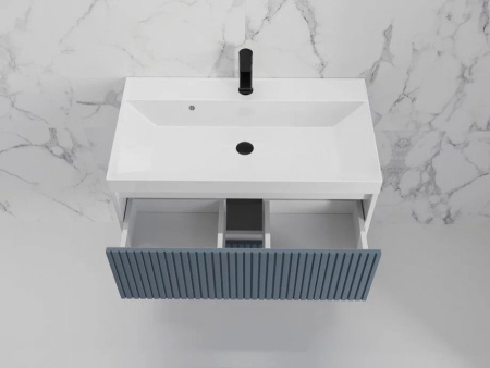 Тумба под раковину Style Line Стокгольм 80 ЛС-00002314 графит софт фото