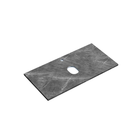 Столешница с отверстием под смеситель Sancos TT90A1X 90 см, black sky фото