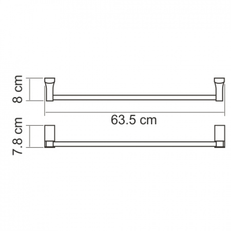 Полотенцедержатель WasserKRAFT Lopau K-6030 фото