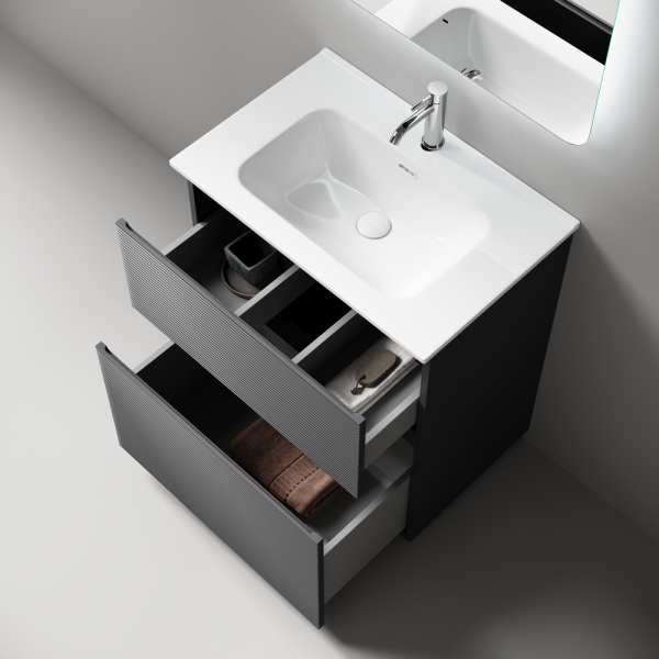 Тумба под раковину Sancos Folk Floor FL70FGS Grey soft фото