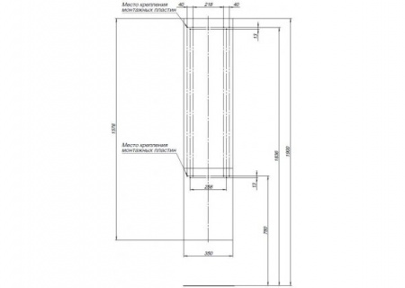 Шкаф-пенал для ванной Aquanet Алвита 35 00240197 фото