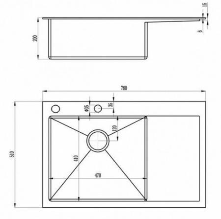Мойка Zorg Inox RX-7851-L фото