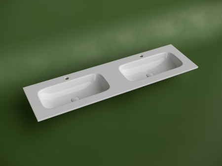 Двойная раковина Ceramica Nova Grace CN7023 161x45 фото