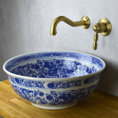 Раковина Bronze de Luxe Dragons 6050 41x41 фото