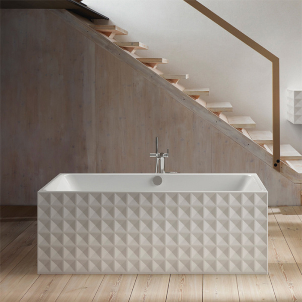 Стальная ванна Bette Loft Ornament 3172-000 CFXX6A 181x81 на ножках фото