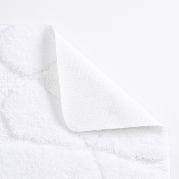 Коврик для ванной WasserKRAFT Diemel BM-2218 White 90x60 фото