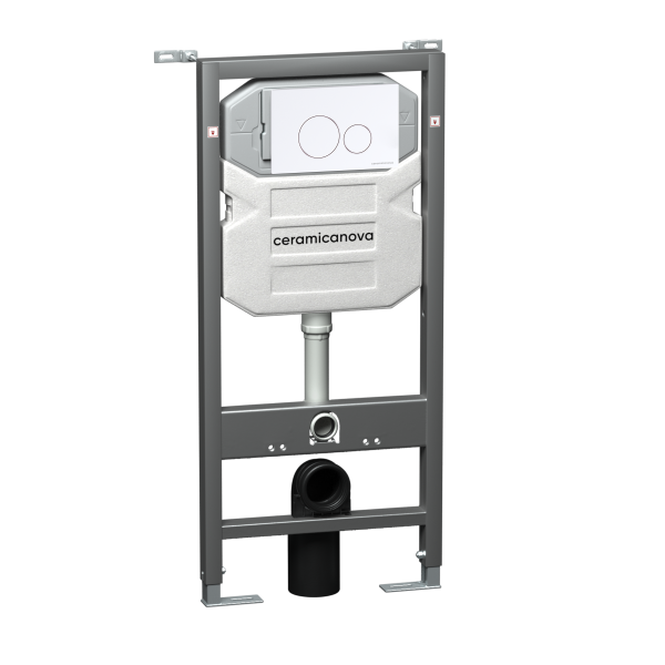 Инсталляция для унитаза Ceramica Nova Envision CN1001W с кнопкой фото