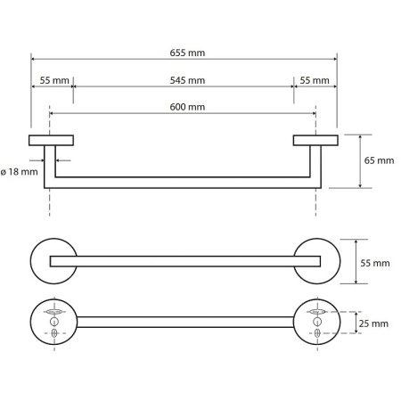Полотенцедержатель Bemeta Brilo 161204042 золото фото
