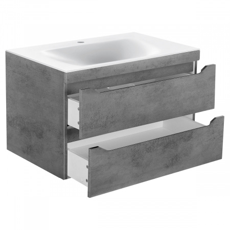 Тумба под раковину Vincea Fine VMC-2F800BT 80 см бетон фото