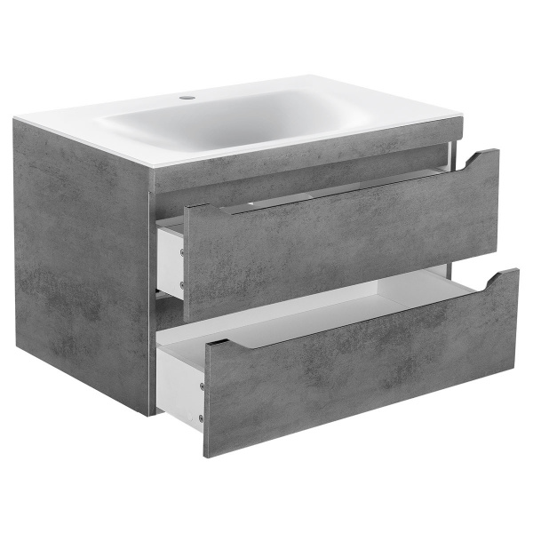 Тумба под раковину Vincea Fine VMC-2F800BT 80 см бетон фото