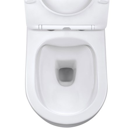 Подвесной унитаз безободковый Vincea Evo VT1-34 с сиденьем фото