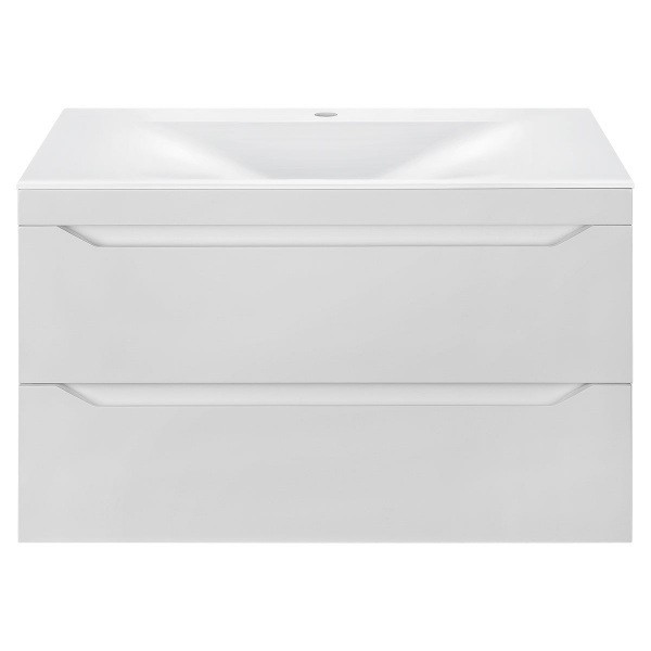 Тумба под раковину Vincea Fine VMC-2F800GW 80 см белая фото