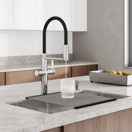 Смеситель для кухни под фильтр Iddis Ikon IKNSBFFi05 хром фото