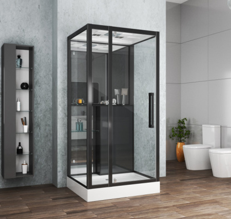 Душевая кабина Grossman GR261 90x90 черная фото