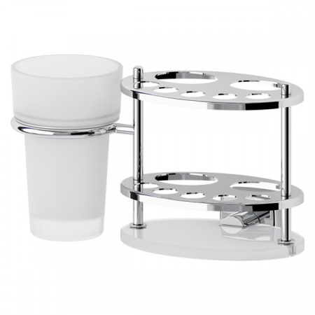 Держатель зубных щеток и пасты со стаканом FBS Esperado ESP 061 фото