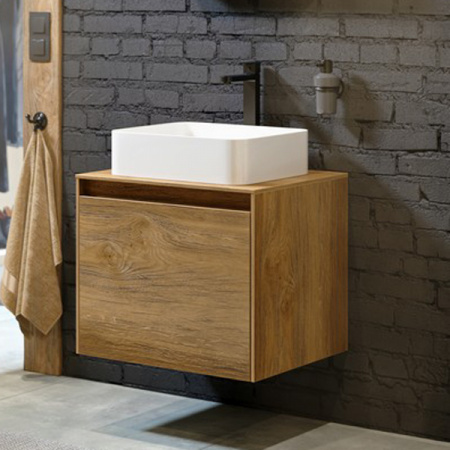 Тумба под раковину Aqwella 5 Stars Mobi MOB0106DB+MOB0706DB фото