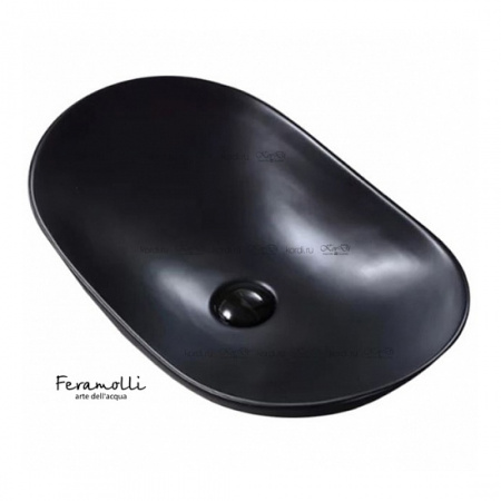 Раковина накладная Feramolli CL681 Oval Onyx фото