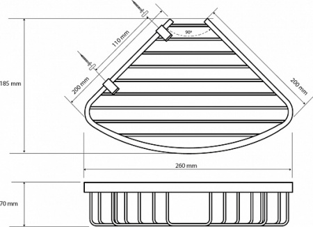 Мыльница настенная Bemeta Cytro 146208352 фото