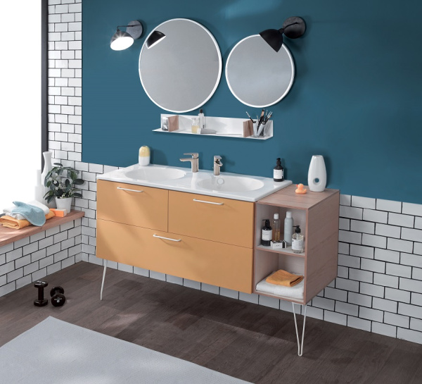 Зеркало круглое Jacob Delafon Odeon Rive Gauche EB1177-F30 70 см белый сатин фото
