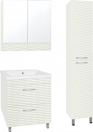 Зеркало-шкаф Style Line Ассоль 70 белый фото