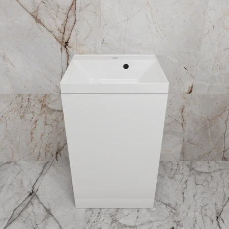 Тумба напольная Style Line Моно ЛС-00002450 белая софт фото