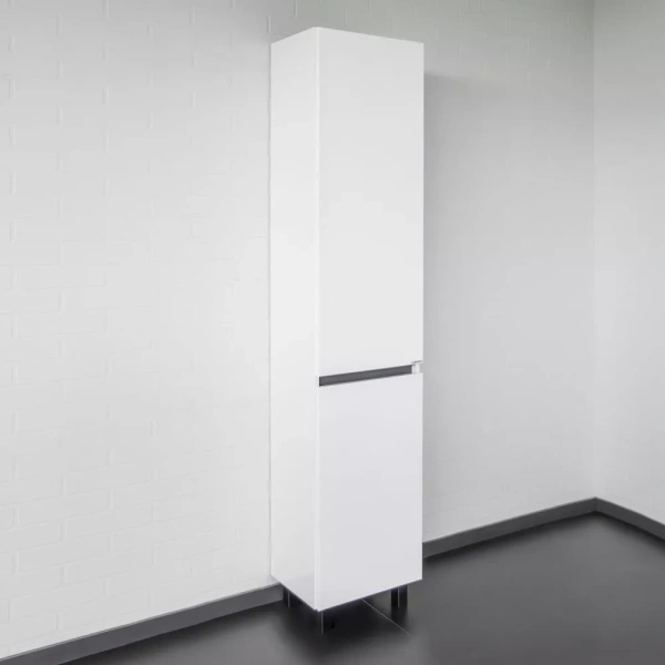 Шкаф-пенал напольный Comforty Лозанна-40Н 00-00017838 белый глянец фото