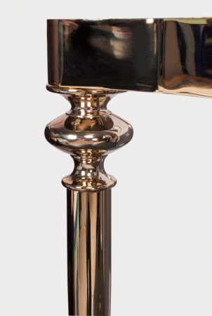 Раковина с металлической консолью Tiffany World Bristol TWBR874.3oro+AR874bi*1 фото