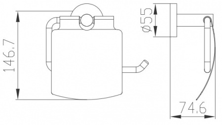 Держатель для туалетной бумаги Kaiser Classic KH-2000 фото